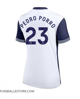 Günstige Tottenham Hotspur Pedro Porro #23 Heimtrikot Damen 2024-25 Kurzarm